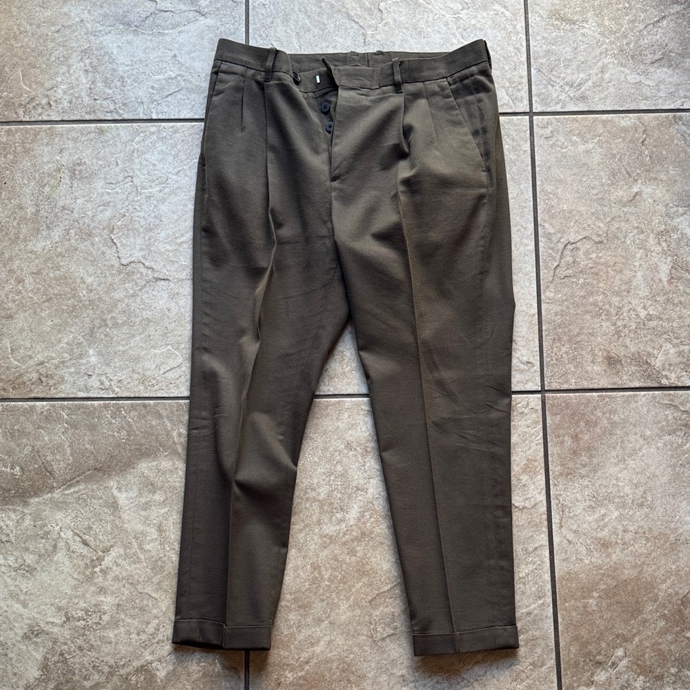 All Saints Olive Chinos for Men